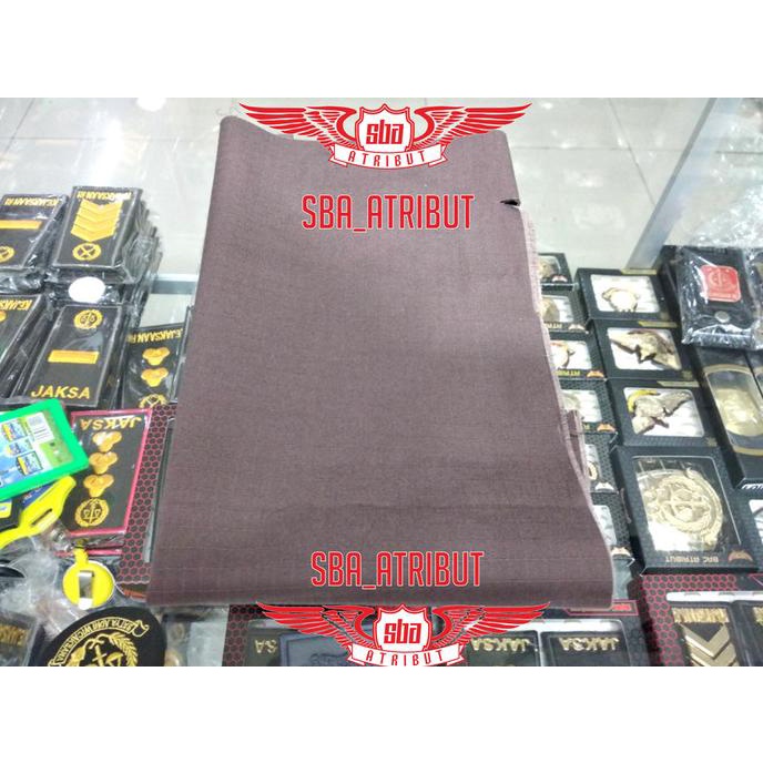 KAIN BAHAN PDL KEJAKSAAN RIPSTOP RIPSTOK RISTOP RISTOK COKELAT