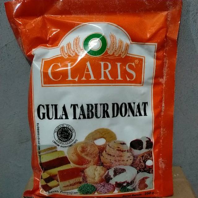 

Gula Halus Claris Orange ( Gula Tabur Donat) kemasan 250gr