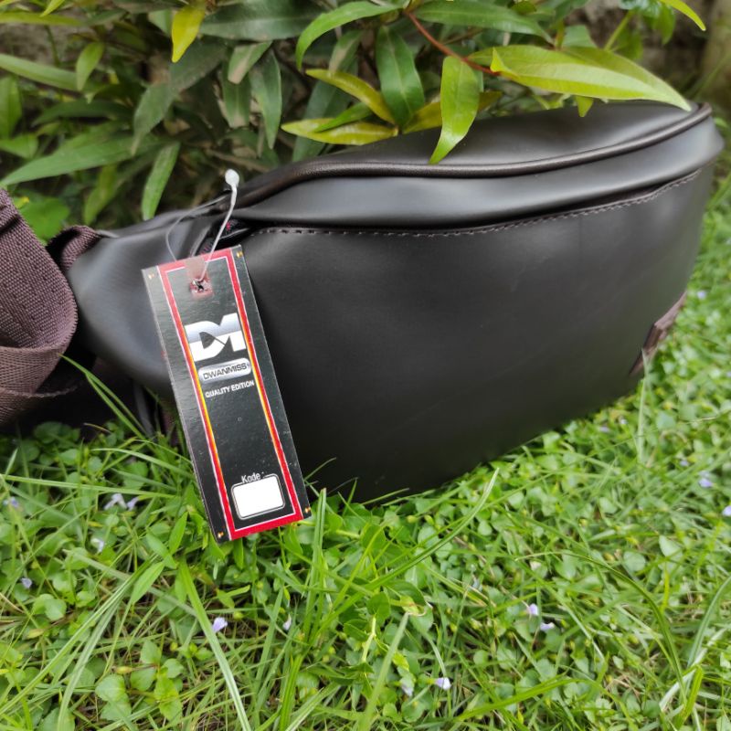 Spesial Voucher | Waist Bag DM Original Produk WaterProff| Tas Selempang Pria Kulit Sintetis Premium