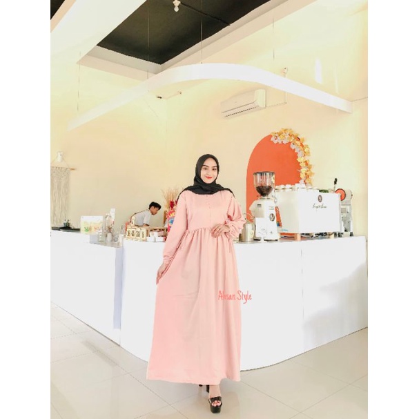 Mazara Dress - OOTD gamis kekinian
