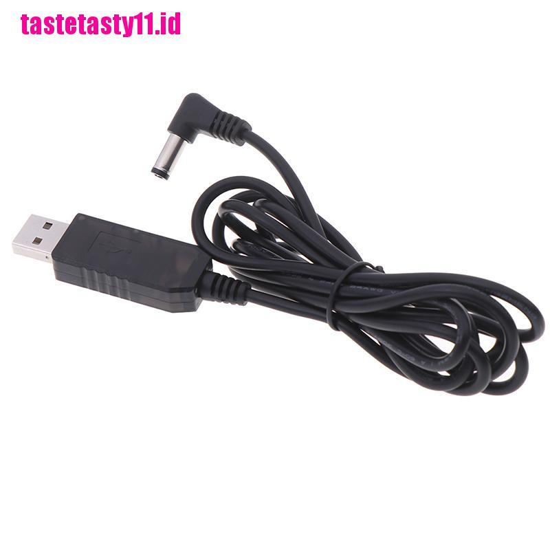 Kabel Konverter Konektor jack step up USB dc 5v Ke dc 9v 12v 2.1x5.5mm