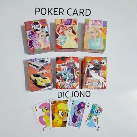 Mainan Kartu Poker Karakter Anak