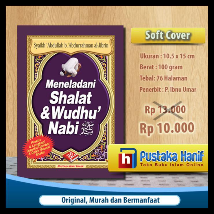 Jual Buku Saku Meneladani Shalat Dan Wudhu Nabi Bergambar Shopee