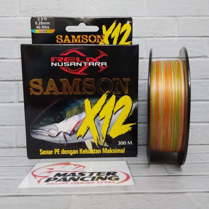 Senar Pe Relix Nusantara Samson X12 - Pe 2.5 - 300M