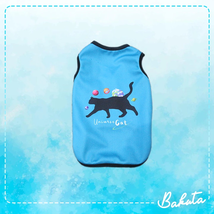 Baju Ucansee Kucing dan Anjing Sablon Universe Cat Baju Kucing Termurah Shopee Grade A size S-XL