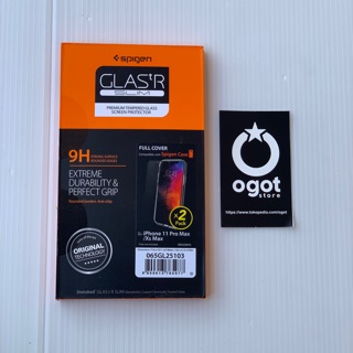 SPIGEN GLASS /PELINDUNG LAYAR IPHONE Xs/XR/Xs MAX/11/11