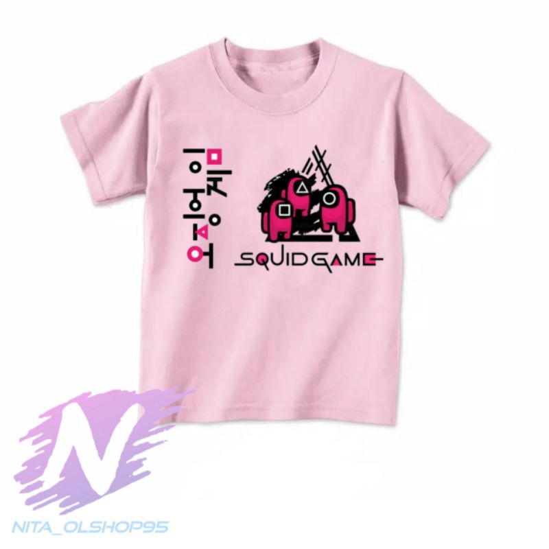 baju anak squid game kaos among us squid game