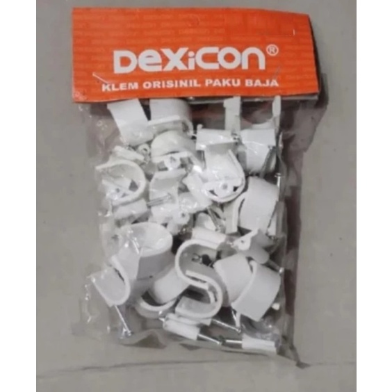 Klem Kabel dexicon 12mm ORIGINAL paku baja