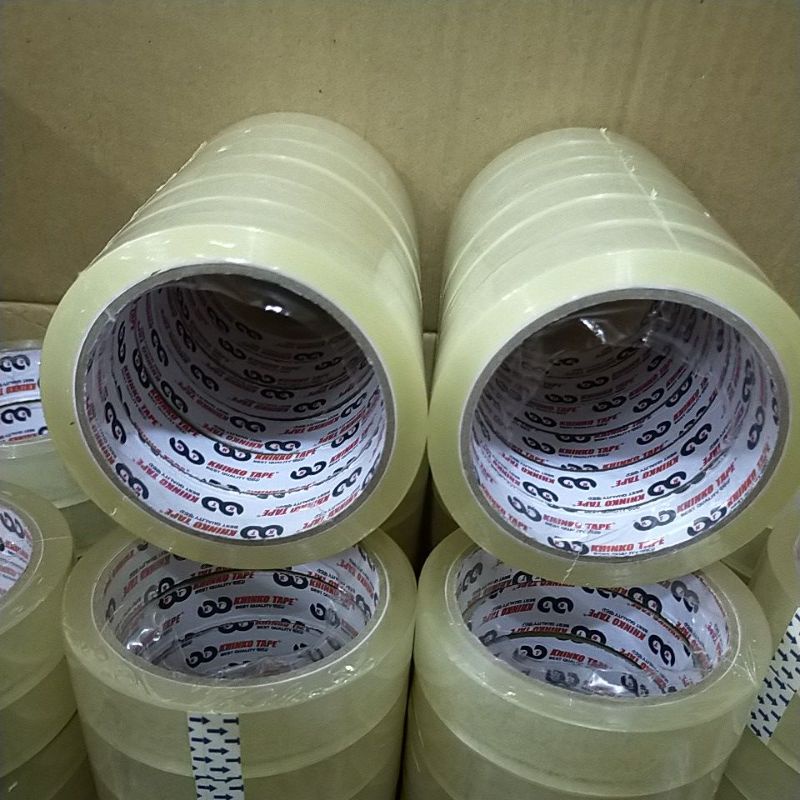 LAKBAN /ISOLASI TAPE 1 INCH 24MM X 72 YARD(LAKBAN OPP BENING 1 INCH)