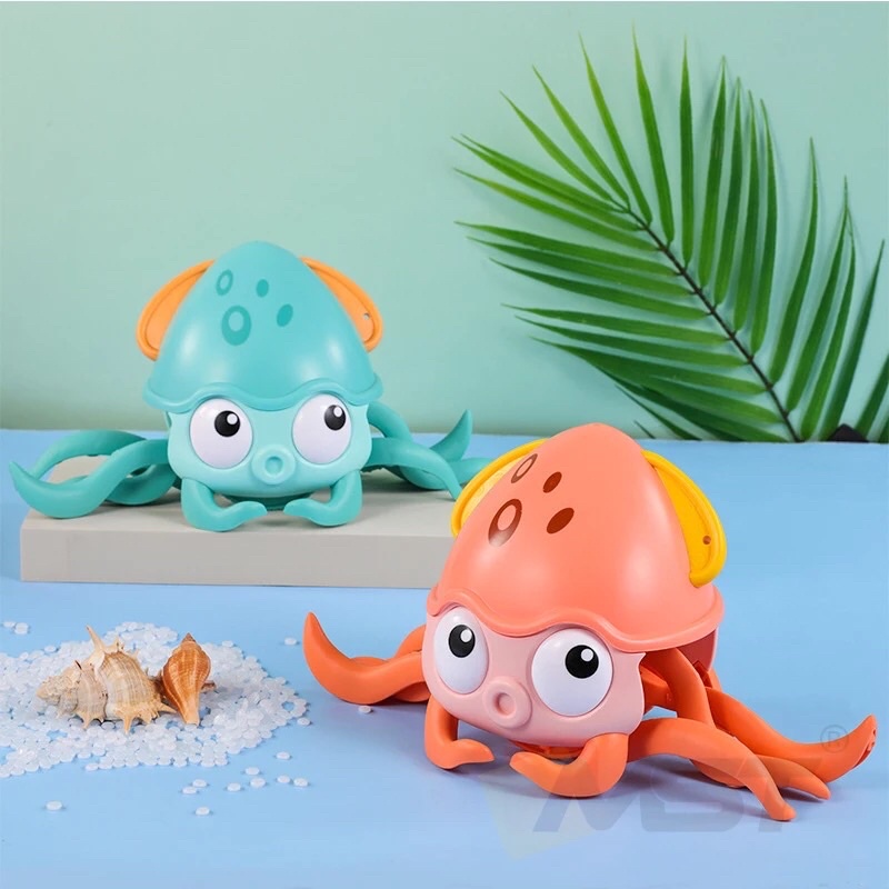 Bath Toy Walking Octopus Mainan Gurita Anak