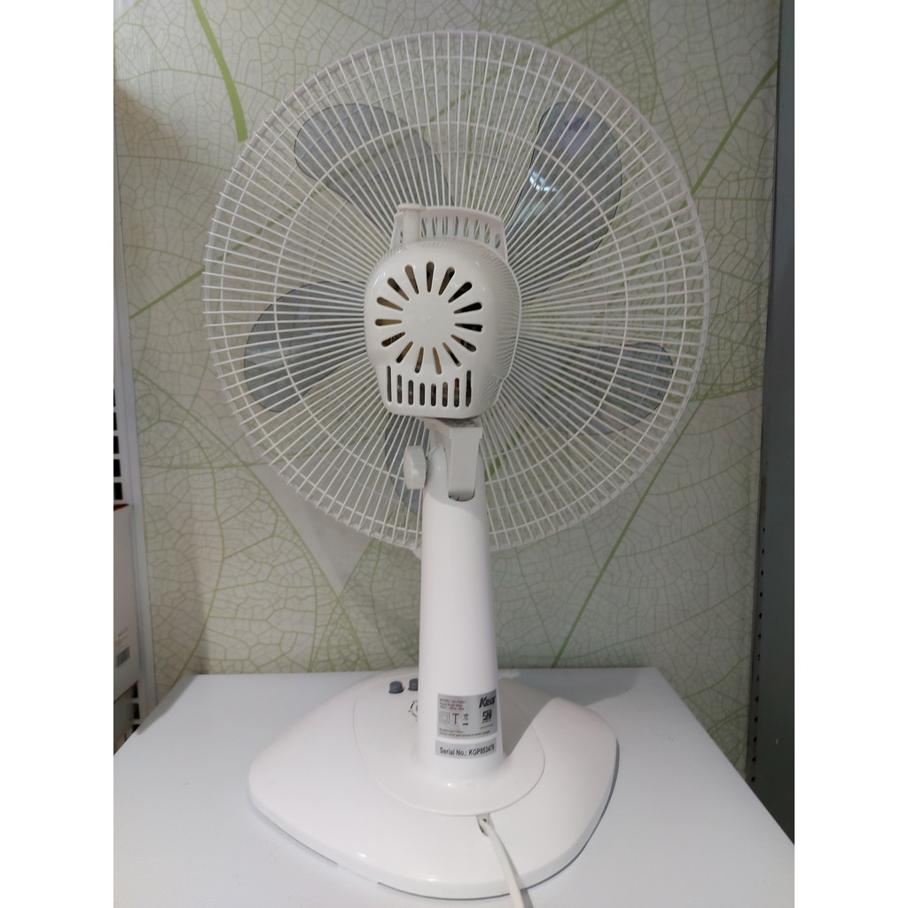 KIPAS ANGIN MEJA 16 INCH 50W / TABLE FAN WHITE 5 BLADE / KIPAS ANGIN 40CM