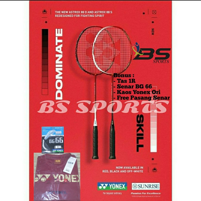 Promo RAKET BADMINTON YONEX ASTROX 88 S SKILL NEW COLOUR 100% ORIGINAL Berkualitas