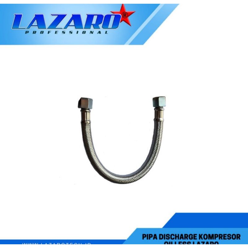 pipa discharge kompresor oiless lazaro