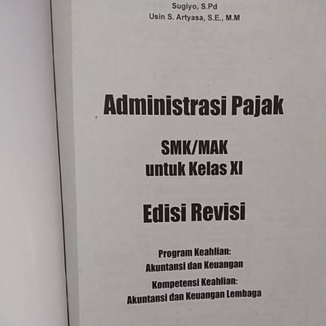 Administrasi Pajak Smk Kelas Xi Hup Akuntansi Keuangan Dan Lembaga Shopee Indonesia