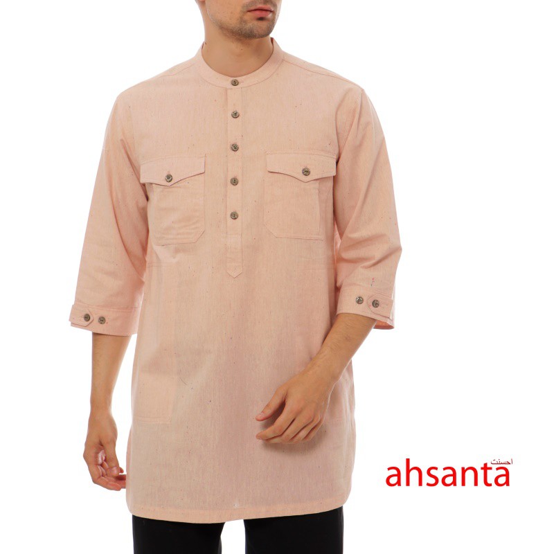 Koko Kurta Premium Ahsanta Salem Muda Kain Unik Modis 7/8 Nyaman