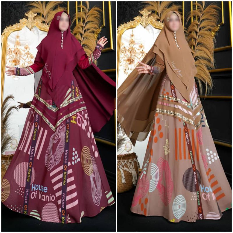 Gamis syari house of kanio - Delica Syari original