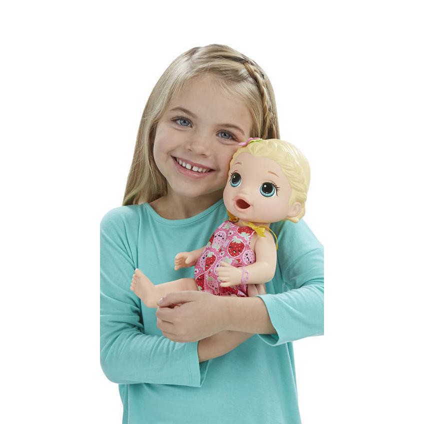 Baby Alive - Snackin Lily Bisa Makan, Poop / Boneka Bayi / Mainan Bayi