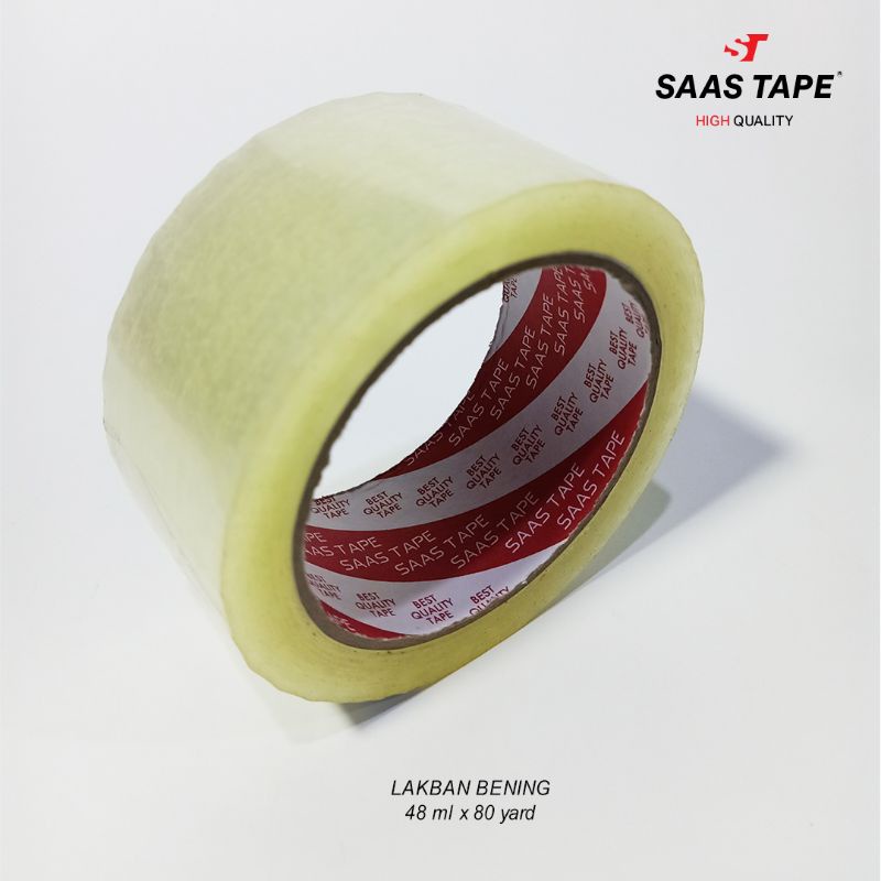 

lakban bening 48mm x 90 yard full saas tape