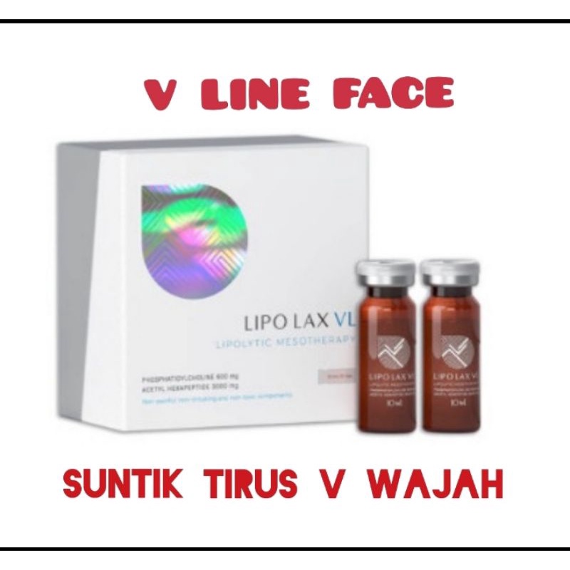 ECERAN LIPOLAX VL VSHAPE V LINE SUNTIK UNTUK TIRUS WAJAH LEMAK PIPI CHUBBY