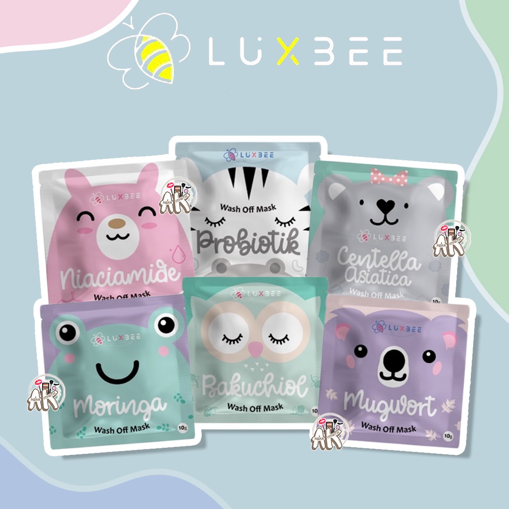 LuxBee masker washed off masker wajah BPOM