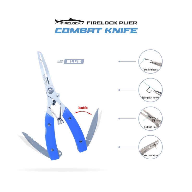 New Gunting Pancing dan Pisau Firelock Combat