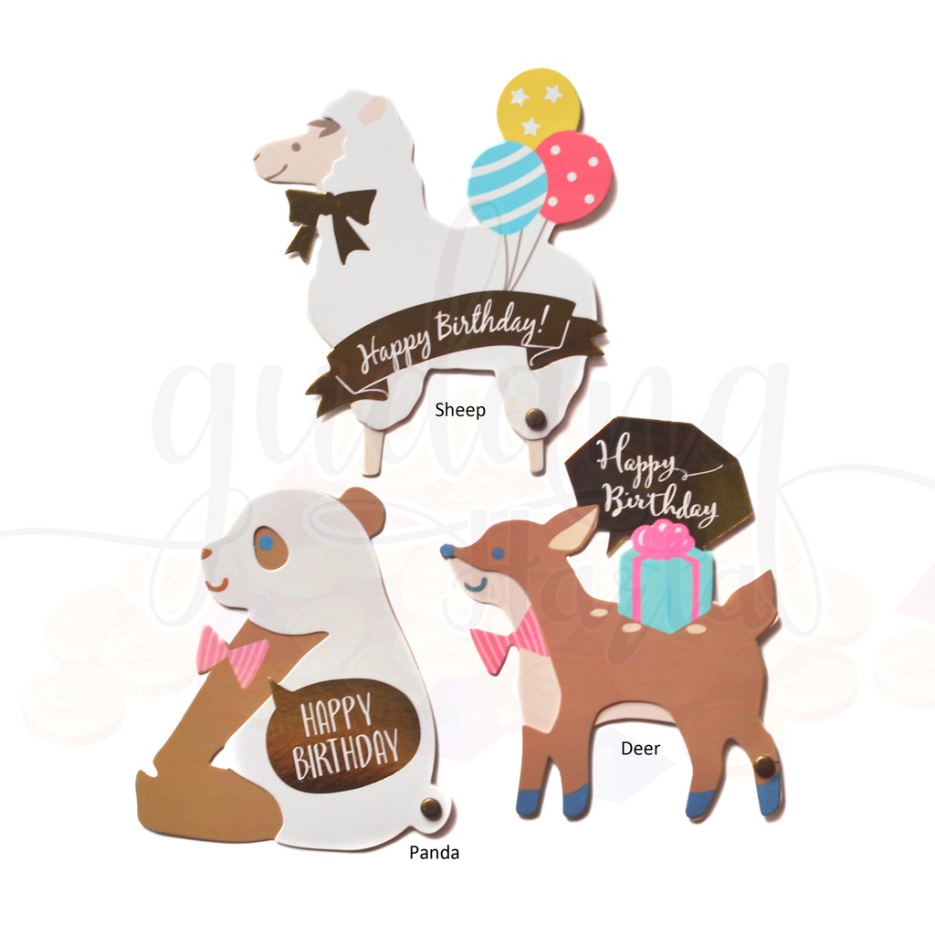 Kartu Ucapan Ulang Tahun Happy Birthday Lucu Unik Gh 305102