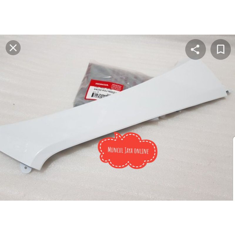 64202-K0J-N00ZD Cover Sayap Kiri Bawah - Garnish Kiri GENIO Putih