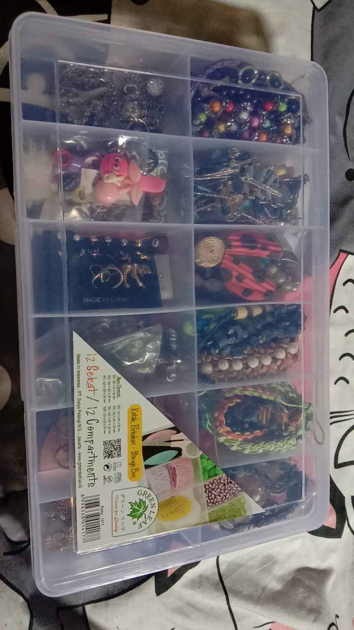 Kotak Perkakas / Tool Box / Storage Box 12 Sekat Reiko 1417