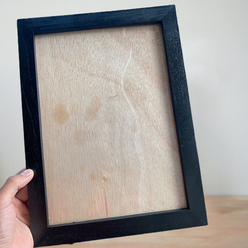 FRAME BINGKAI FOTO UK 10Rs A4 21x30cm MINIMALIS bisa plus cetak
