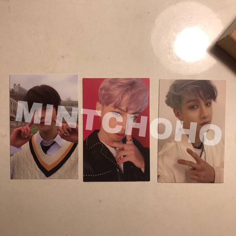 STRAY KIDS GO LIVE PHOTOCARD seungmin limited bangchan concept b felix concept B