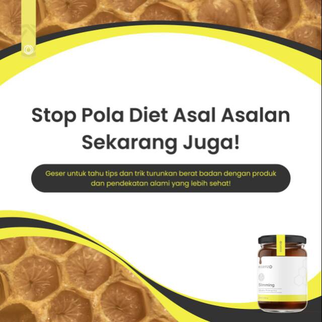 

Madu Slimming_100% Alami_Slimming Honey Essenzo