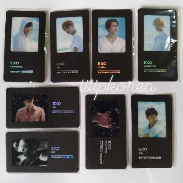 READY STOCK OFFICIAL EXO BOOKMARK - SMTOWN MUSEUM - KAI BAEKHYUN