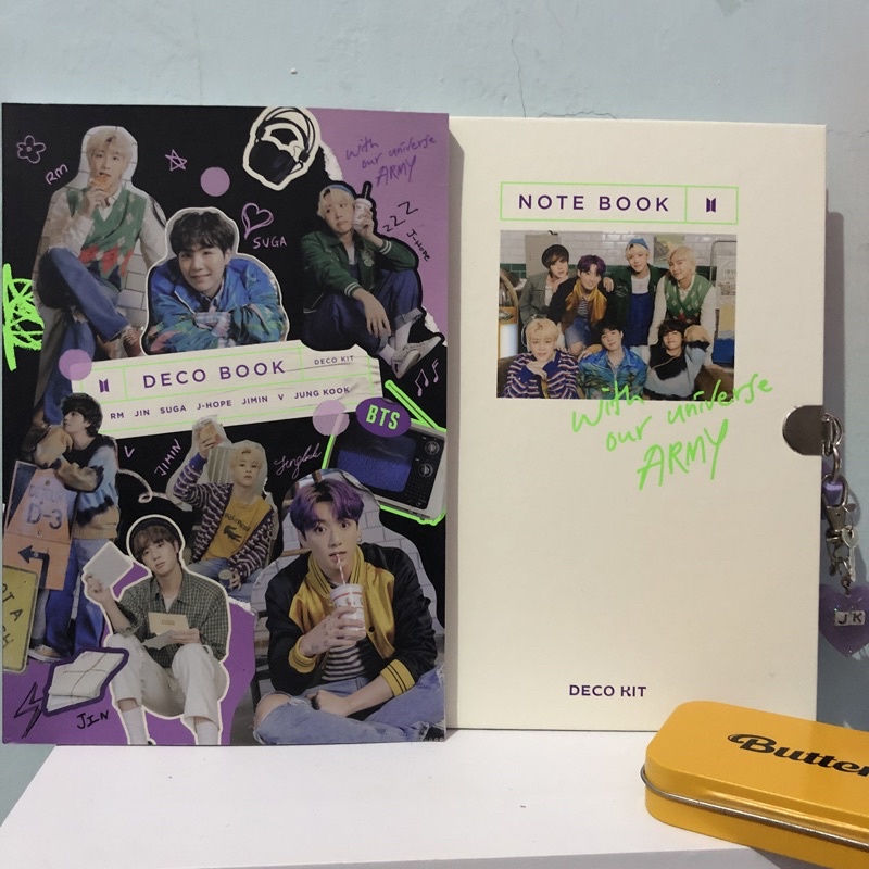 Deco kit bts sharing deco book notebook official set