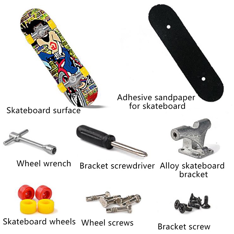 Deid Mainan Skateboard Jari Mini Untuk Anak
