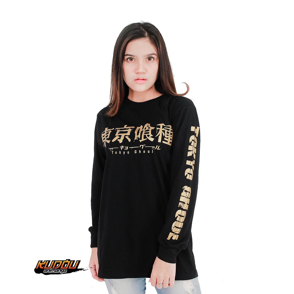 Longsleeve Kaneki Kanji Gold Tokyo Ghoul