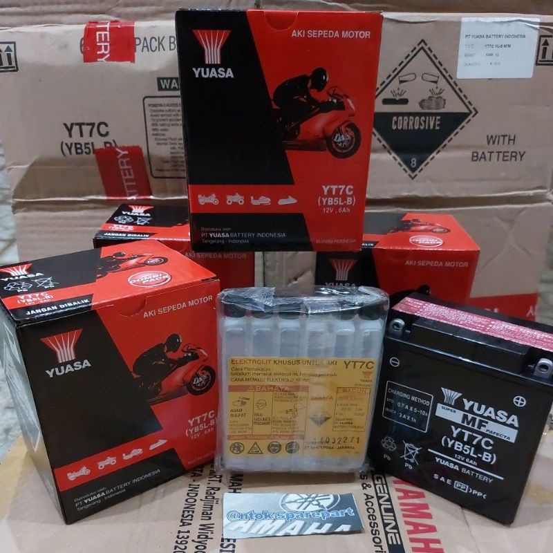 Aki Kering YUASA FIZR Vega JupiterZ Jupiter MX lama Mio Lama Mio Sporty Grand Supra/Fit New Mega Pro