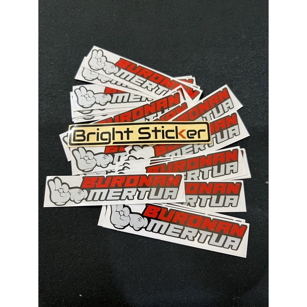 STICKER BURONAN MERTUA STIKER BURONAN MERTUA CUTTING