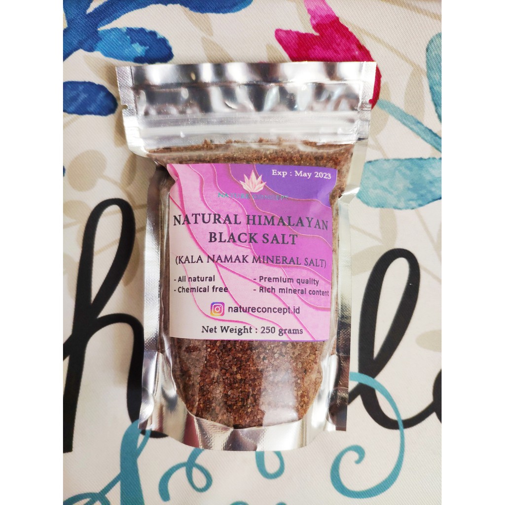 Himalayan Fine Black Salt Kala Namak Premium HALUS 250 grams