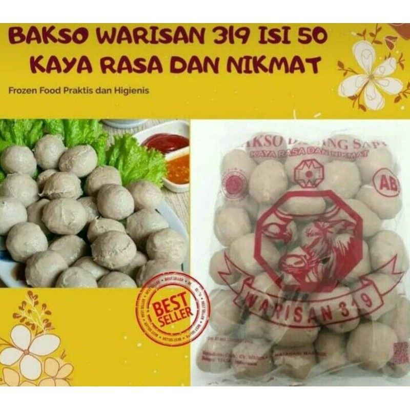

Bakso warisan isi 50