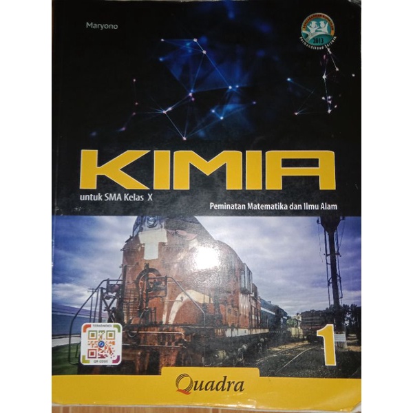 buku paket/cetak KIMIA kelas 10 quadra
