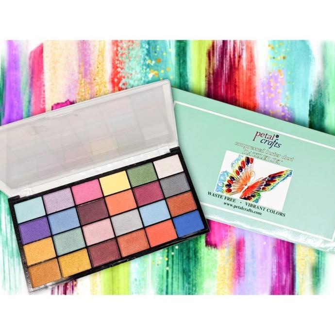 

Dazzler Set Petal Crafts Compressed Lustre Dust Palette ---NEW---