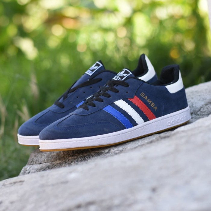 adidas samba blue suede