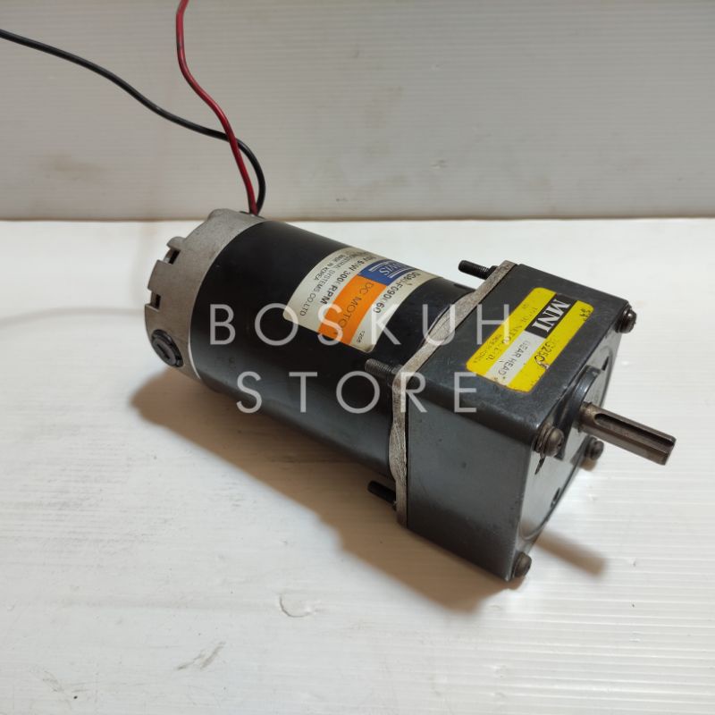 DC MOTOR GEARBOX 90V DC RQTIO 1:25 120RPM DINAMO DC TORSI KUAT