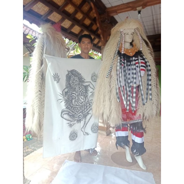 kain putih kereb rangda