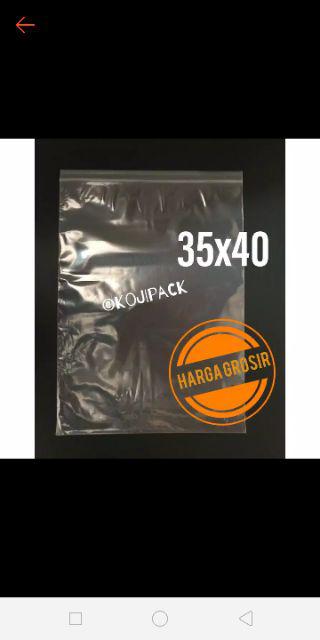 Plastik Klip Pe 35x40 Zipper Kualitas Tebal Isi 100