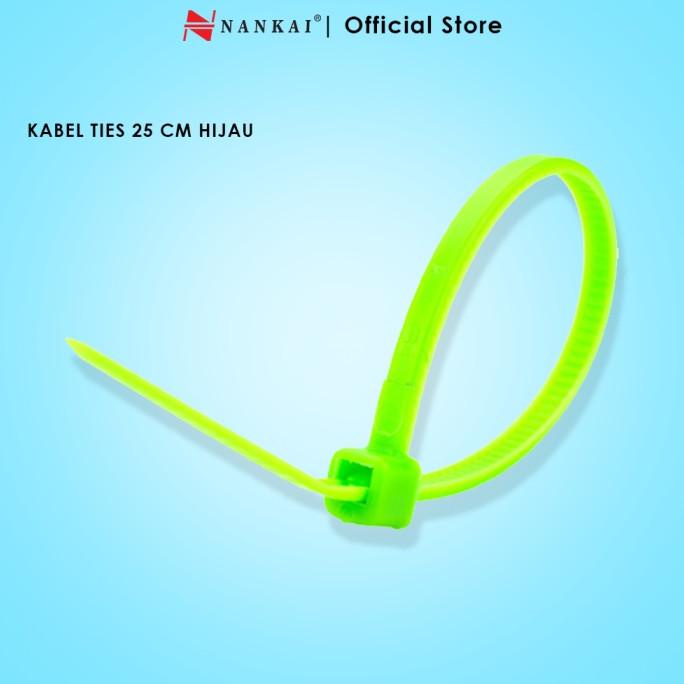 

Kabel Ties Hijau ukuran 25 cm - isi 100 pcs Nankai