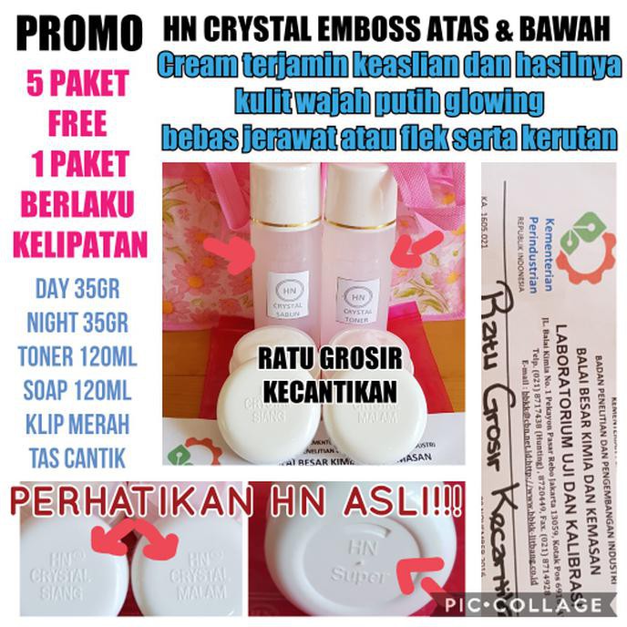 Terlengkap Cream Hn Crystal Emboss 35Gr Asli /Hn Kristal 35Gr Emboss Atas & Bawah Sale