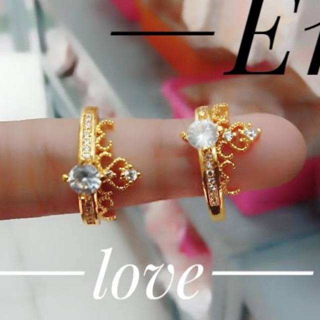 Xuping cincin lapis emas 18k 0713h