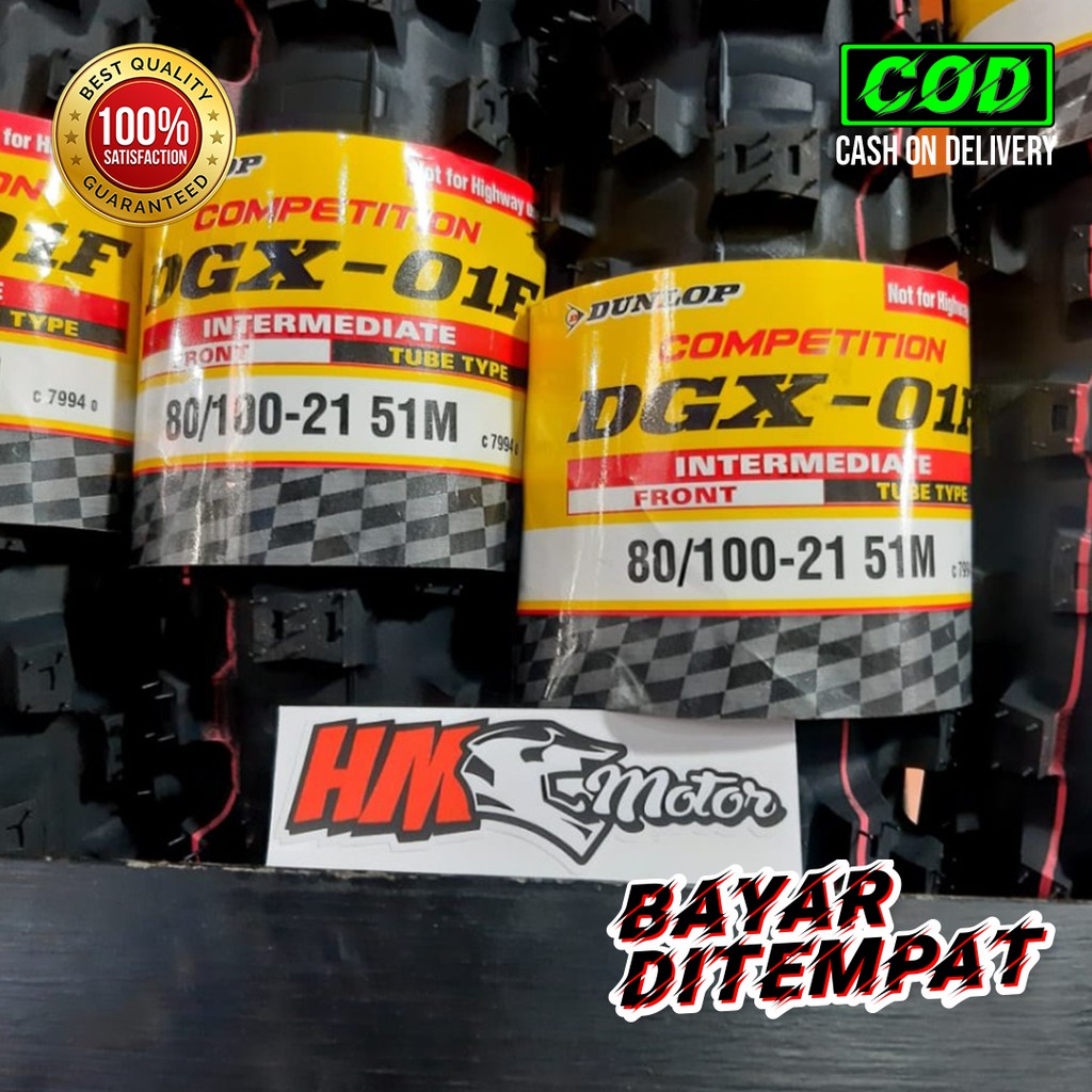 Ban Dunlop DGX 80/100 Ring 21 Ban Trail Motocross