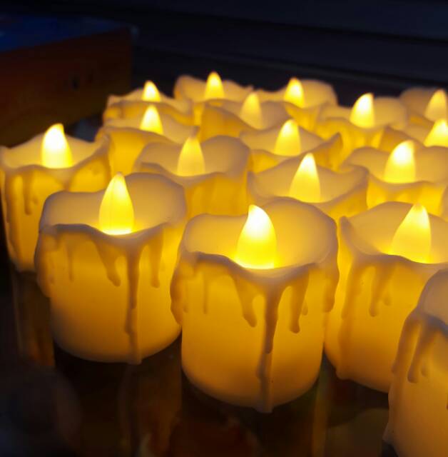 Lilin elektrik / candle light / lilin mainan / toys / lilin kuning murah meriah